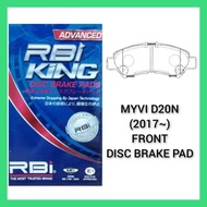 PERODUA MYVI D20N (2017~) FRONT DISC BRAKE PAD