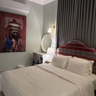 Rumah m² dengan 1 bilik tidur dan 1 bilik mandi peribadi di Dhahrat Laban (Cozy Apt | Master Bed, 6