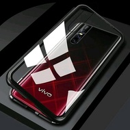 Vivo V15 Pro V15Pro Luxury Magnetic Case Metal Glass Back Cover Casing