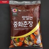 Korean Black Soy Sauce Cook Black Noodles, Rice Cake 250GR
