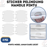 Car Door Handle Sticker Car Door Handle Protector Clear Sticker Anti-Scratch Beret Car Door Handle Protector Transparent PPF Waterproof 4pcs 4 Sheets d