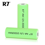 aa battery💯AA Rechargeable Battery NiMH 1.2V 2000mAh Ni-MH 2A Pre-charged Bateria low self discharge AA Batteries+ Batte