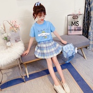 ชุดกระโปรงเด็กผู้หญิงเข้าเซตเสื้อ+กระโปรงF8099
