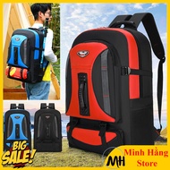 Large capacity travel luggage backpack, 65L waterproof mountain climbing camping sports suitcase bac