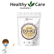 Micro Ingredients Vitamin D3 K2 Supplement 180 Softgels