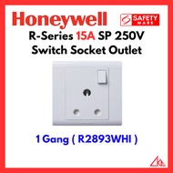 Honeywell R-Series 1 Gang 15A 250V Switch Socket Outlet R2893WHI