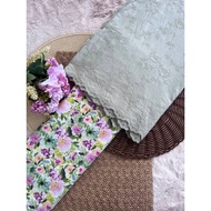 (2M+2M) SET COMBO SRIKANDA COTTON NARA I SULAM EYELET KAIN PASANG BERKUALITI DAN CANTIK By Inspirasi