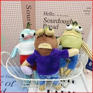 ST1 SpongeBob SquarePants Bikini Bottom Resident Dazed Fish Ugly-Cute Plushie Doll Keychain Bag Char