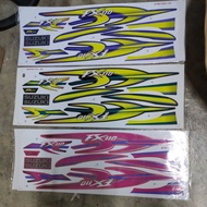 Stiker sticker body stripe cover set (3) suzuki fx110 fx 110