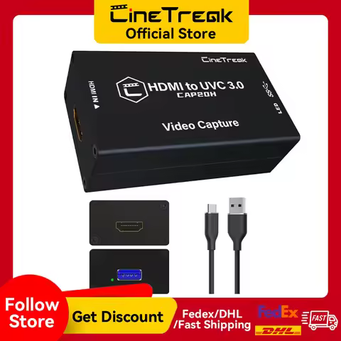 CineTreak Capture Card-CAP20H Converts HDMI to USB 3.0 UVC for streaming MJPEG 1080p@50fps on USB 2.