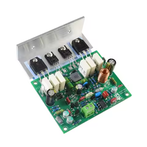QUAD606 Board 2SD718*6 125W 8R/ 250W 4R Mono Power Amplifier TLC271 OP AMP with Angle Aluminum DC25V