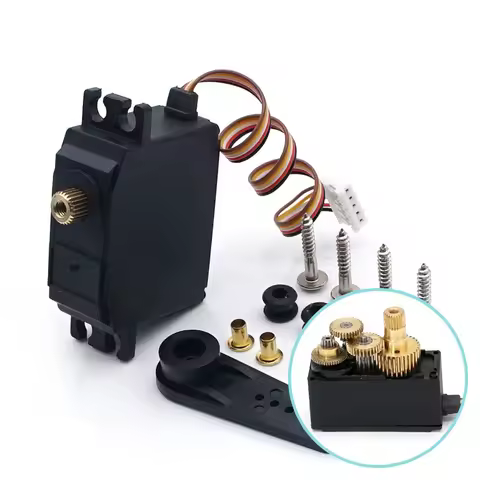 Metal gear servo torque 25kg WLtoys 12428 12423 brushless parts upgrade 1/12 RC DIY car accessories