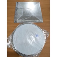 25cm uk Round to Square Cake Coasters contains 6 pcs