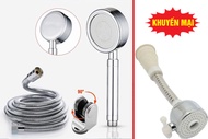 Bộ vòi hoa sen tăng áp kèm đầu vòi rửa tăng áp 2 chế độ nước VH08-DV03