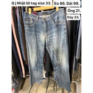 Men's jeans waist 86cm, length 99cm.