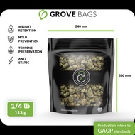 Grove Bags Curing Bag 1/4 lb(113g)20 Pieces With TerpLock To Maintain Odor Prevent Fungus under GACP