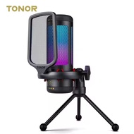 TONOR TC310 Gaming Mic, Quick Mute, Gain Control, for Podcasting, Recording, Computer Desktop Mic