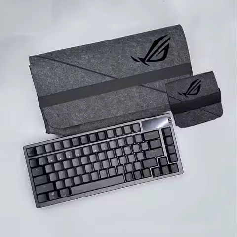 Portable Felt Bag for ROG Azoth Mechanical Keyboard and Mouse Storage Bag