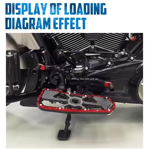 Motorcycle Driver Floorboard Footrest Front Footboard Footpegs For Harley Touring Softail Dyna Road 