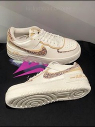 Nike Air Force 1 Shadow 豹紋款