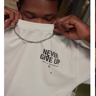 Daybreak x NEVER GIVE UP T-Shirt (White)