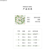 wanpau Outfits Summer Dog Clothes Summer Dog Two-legged Clothes Breathable for Female Dogs