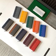 DR Goyard Goyard Goyard Dog Tooth Bag MATIGNON Large Small Size Wallet Coin Purse Zipper Opening Clo