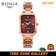 Bonia Sapphire Crystal BNB10764-2563 Purple Ceramic Dial Women Watch