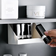 ST/💚New Mirror Cabinet Storage Box Bathroom Table Lipstick Cosmetic Shelf Punch-Free Wall-Mounted Finishing Box Q6KG
