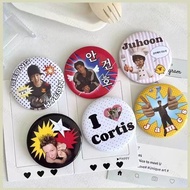 DC2 CORTIS JUHOON JAMES KEONHO SEONGHYEON Glossy Tin Button Badge Fandom Brooch Pin Ita Bag Accessor