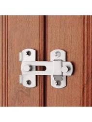 1入組加厚不鏽鋼門扣鎖,適用於木門、臥室、浴室和推拉門