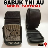 HITAM Black TNI AU TACTICAL Belt - Indonesian National Army TACTICAL Belt
