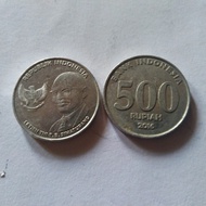 uang koin 500 rupiah tahun 2016