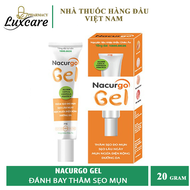 Nacurgo Gel Đánh Bay Thâm Sẹo Mụn Tuýp 20g Luxcare Pharmacy
