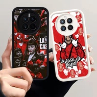 Case for Xiaomi POCO C75 X3 Redmi A3 14C A3X Pro C61 Silicone Case H-75 La Casa De Papel