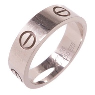 CARTIER 18K白金Love Ring戒指Cartier#55/US#7.25