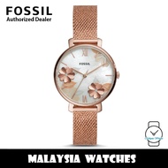 (OFFICIAL WARRANTY) Fossil Women's ES4534 Jacqueline Rose Gold-Tone Stainless Steel Watch (2 Years F