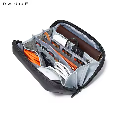 BANGE New Urban Travel Waterproof Electronic Organizer Case Accessories Pouch Digital Storage Bag