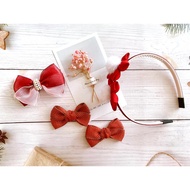 Red Colour Series Hair Accessories