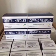 Set of 100 micro dental needles 27g x 21mm