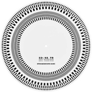 Turntable Strobe Disc for Vinyl Records, 33/45/78 RPM Speed Calibration Tool with Cartridge Alignmen