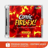 BusyBoxx - V06 Comic Fire FX 4K - For Capcut, Premiere Pro, After Effects, Filmora, Final Cut Pro, K