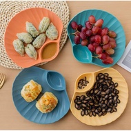 PLASTIC SHELL PLATES FOR DUMPLINGS, VINEGAR PLATES, FOOD SERVING PLATES