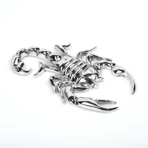 Cars Emblem stickers Decal Decorative Design Fashionable Glue sticker Metal 3D Replacement 9.5x5.5cm
