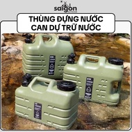 Water Container, Picnic Water Storage Can 12-25L - With Pouring Spout, Convenient to Carry for Campi