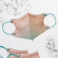 天心/醫療口罩/成人立體10入/漸層系列/深秋步道