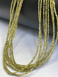 natural diamond uncut beads ลูกปัดเจียระไนเพชรธรรมชาติ (yellow)