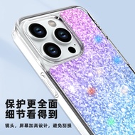 Glitter Epoxy NFC Passive Luminous Phone Case Suitable for Apple 16e Phone Case Cartoon LED Glitter 