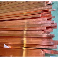 Red Copper Bar 12mm x 3mm (12x3) Length: 1m