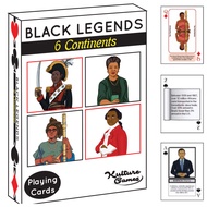 Playing Cards: Black Legends - Black History Playing Cards - Trivia Card Game for Family & Adult Gam